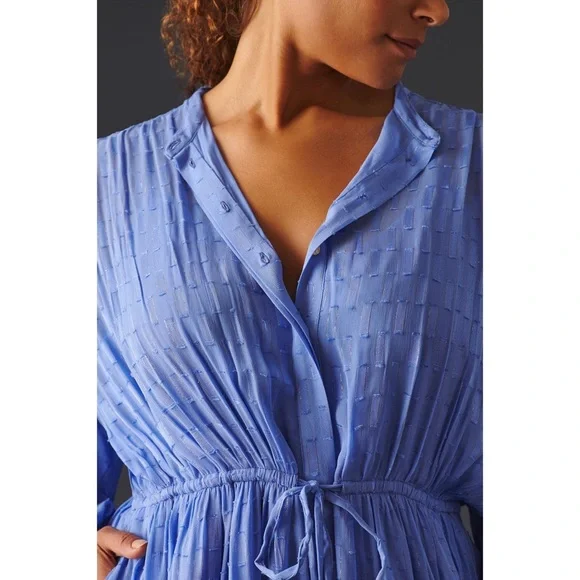 Anthropologie Allene Shimmer Maxi Dress
